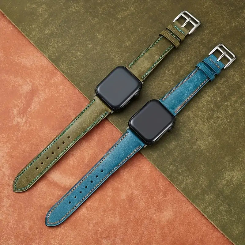 Pour Apple Watch, les bracelets en cuir véritable vintage sont parfaits