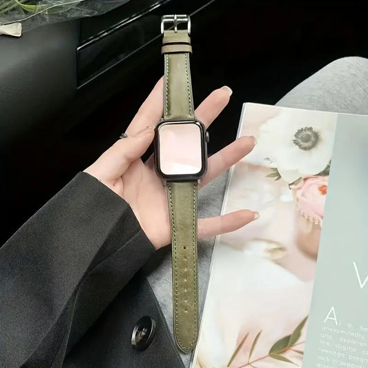 For Apple Watch Vintage Genuine Leather Bands great