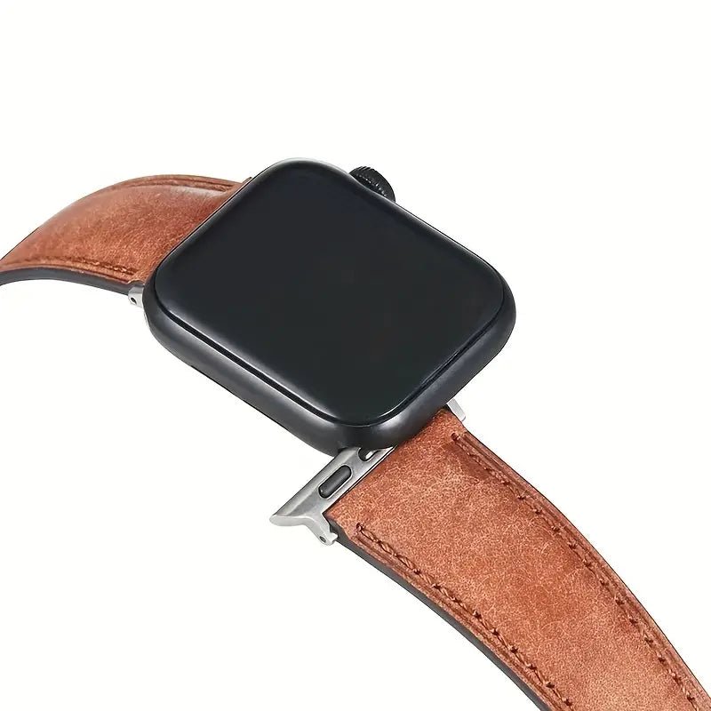 Pour Apple Watch, les bracelets en cuir véritable vintage sont parfaits
