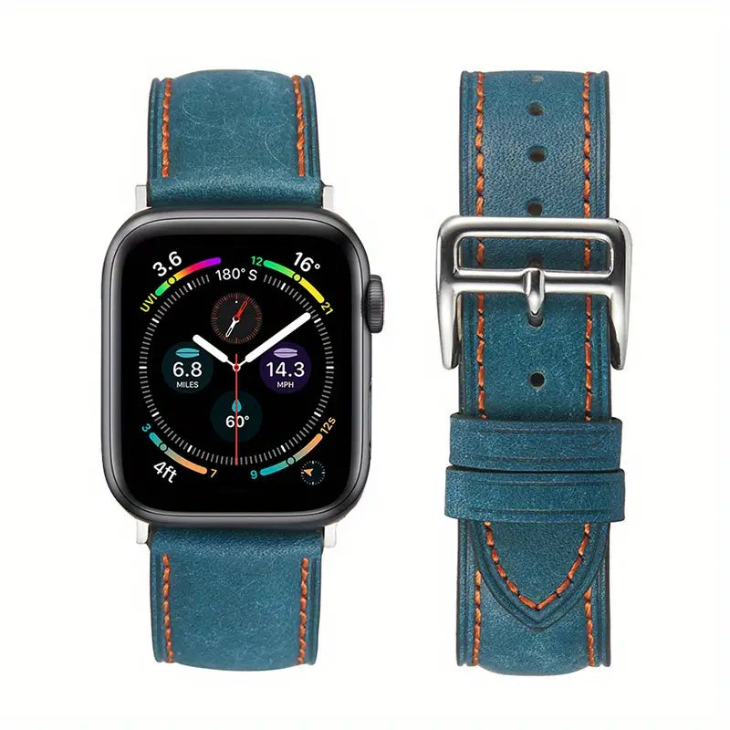 Pour Apple Watch, les bracelets en cuir véritable vintage sont parfaits